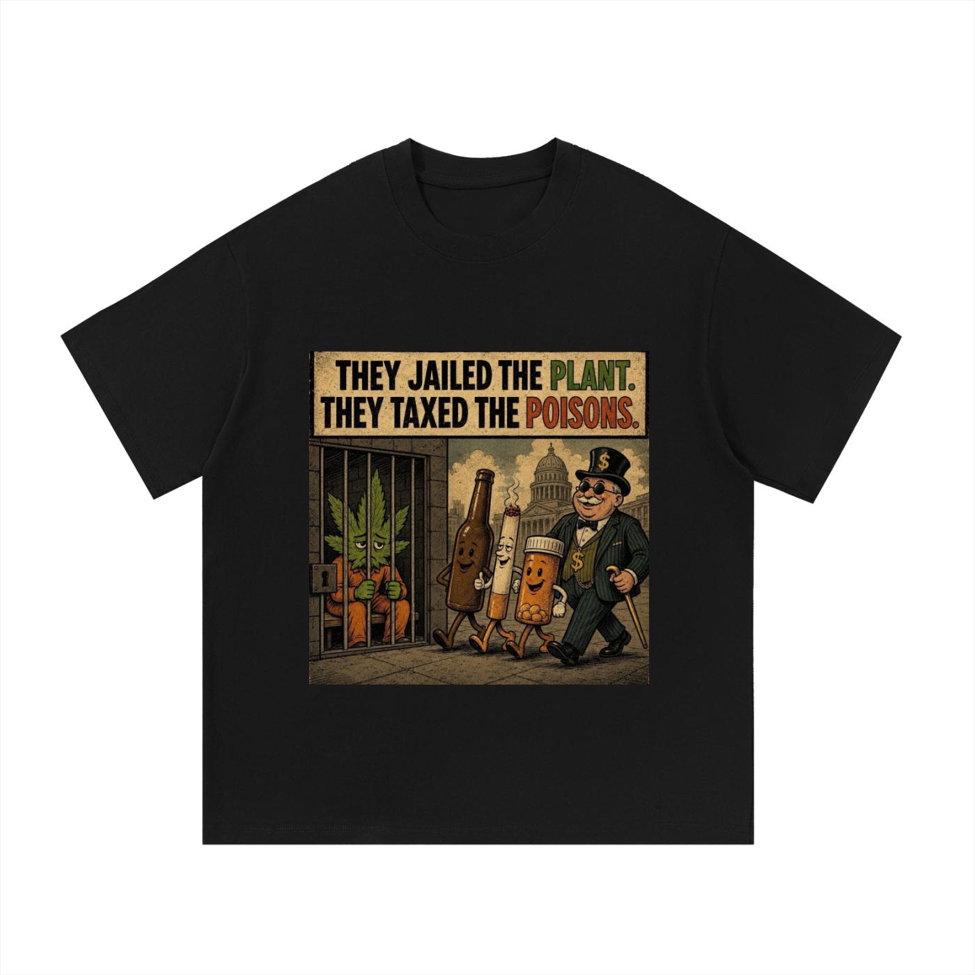 Punishment & Profit statement T-shirt