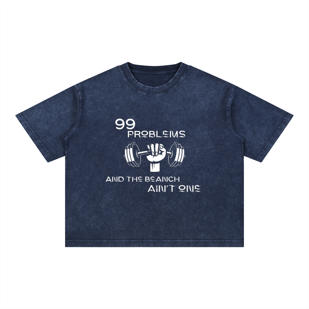Mineral Wash Boxy Cotton T-Shirt