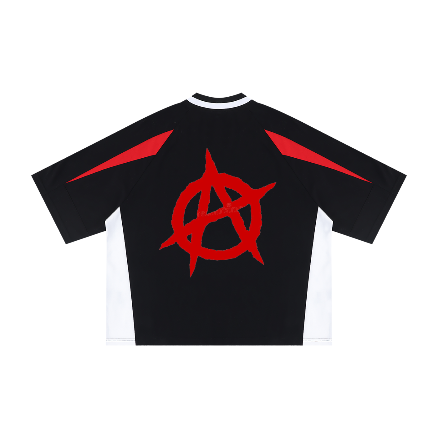 VERY RARE ANARCHY OVERSIZED COLOR BLOCK V NECK