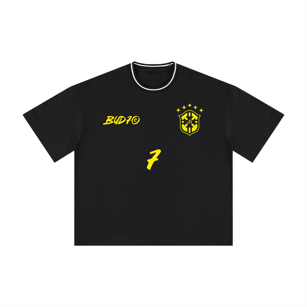 BRAZIL WC Unisex Boxy Ribbed T-Shirt