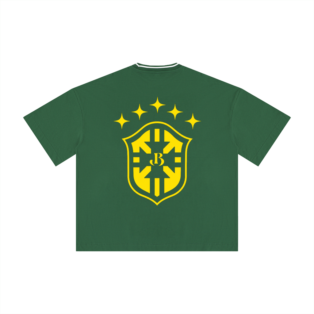 BRAZIL WC Unisex Boxy Ribbed T-Shirt