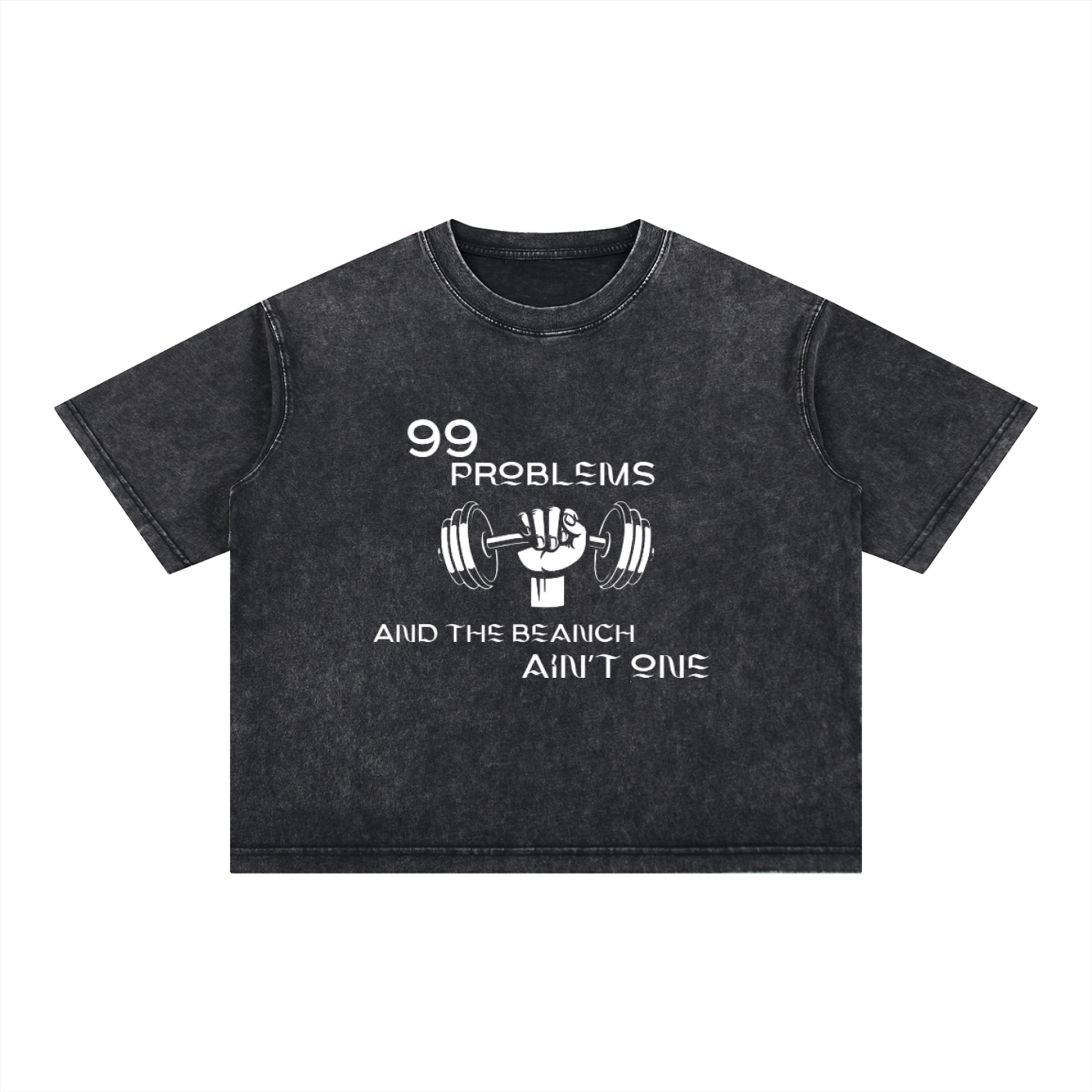 Mineral Wash Boxy Cotton T-Shirt