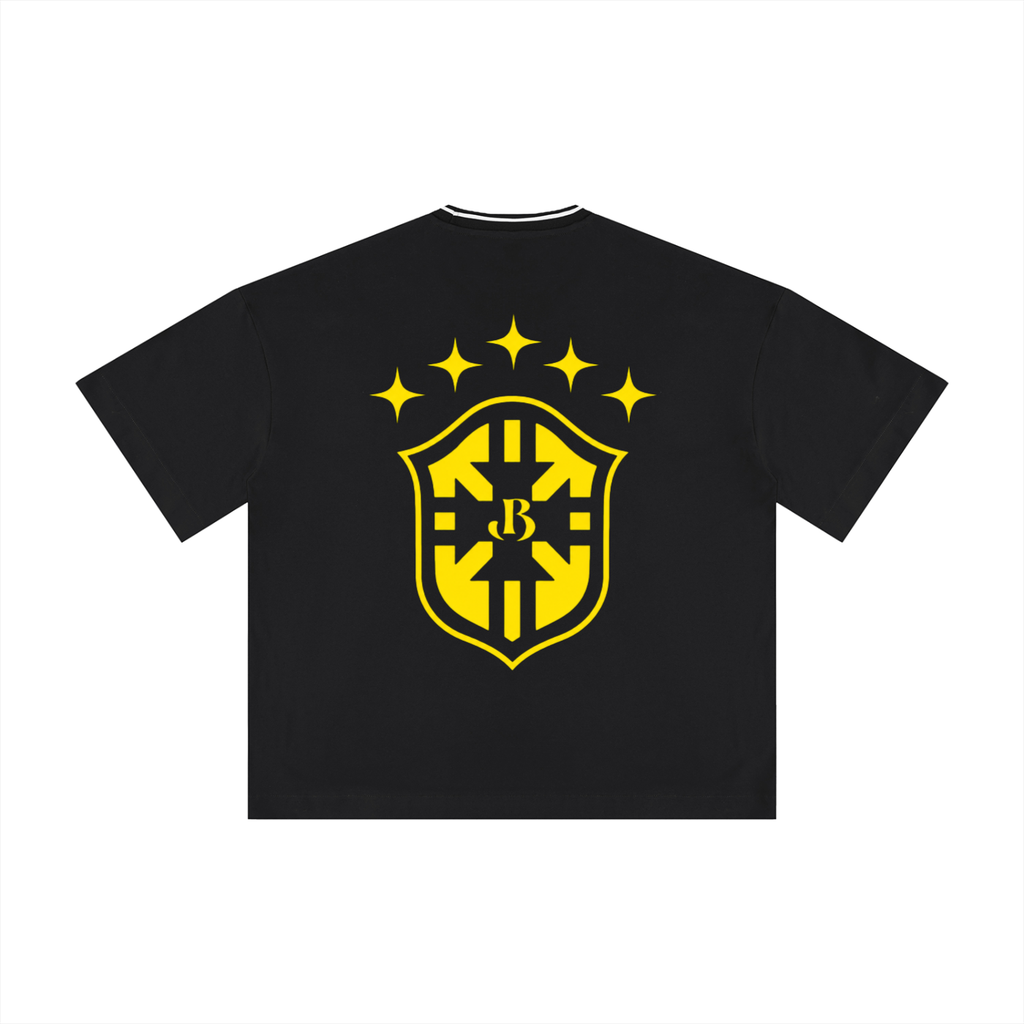 BRAZIL WC Unisex Boxy Ribbed T-Shirt