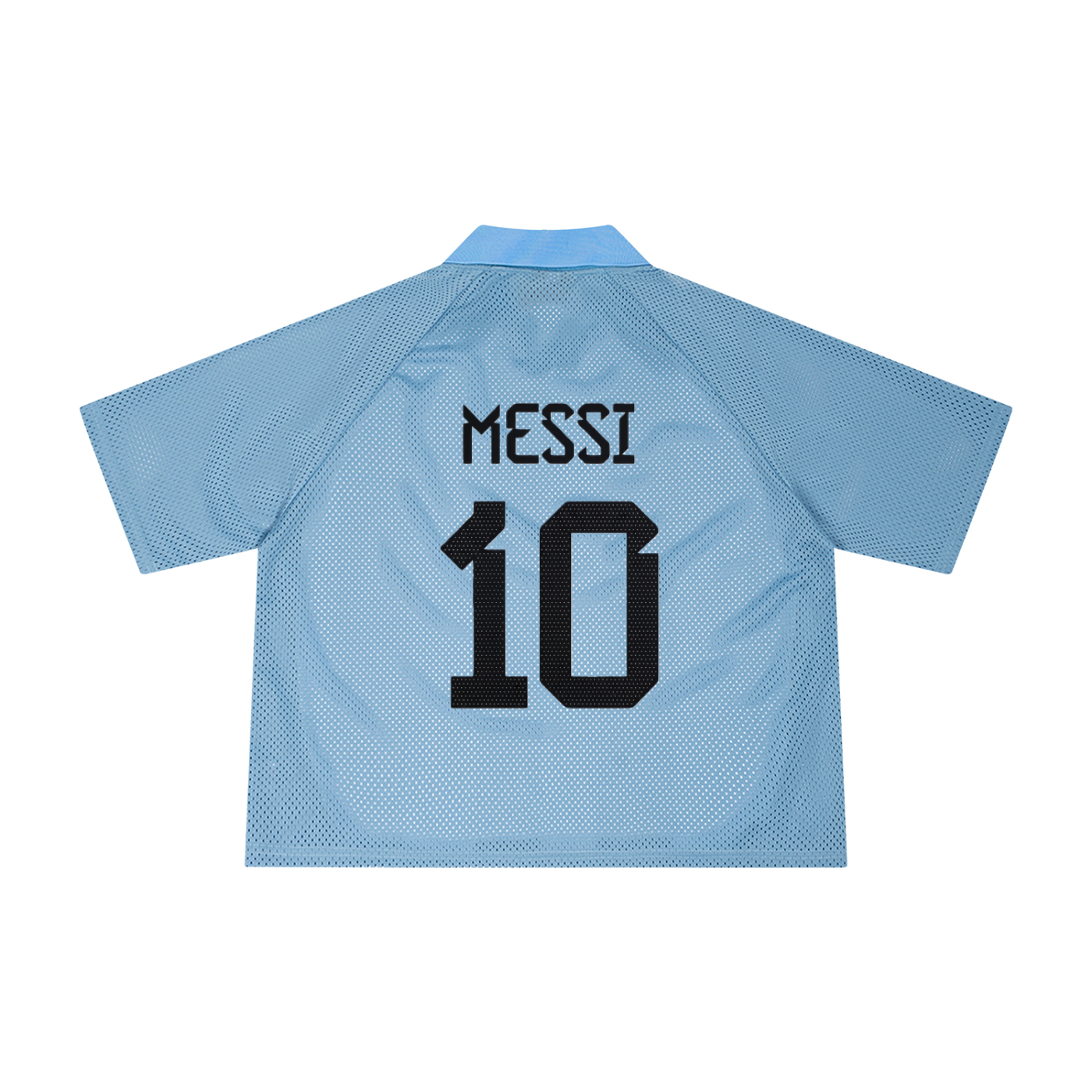 Messi Argentina Mesh Boxy Soccer Jersey