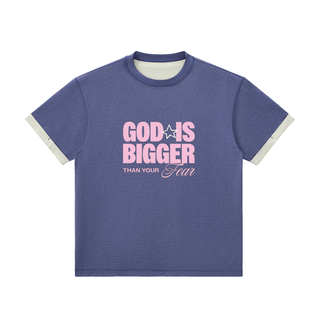 God is Better than all your fears Cuffed T-Shirt