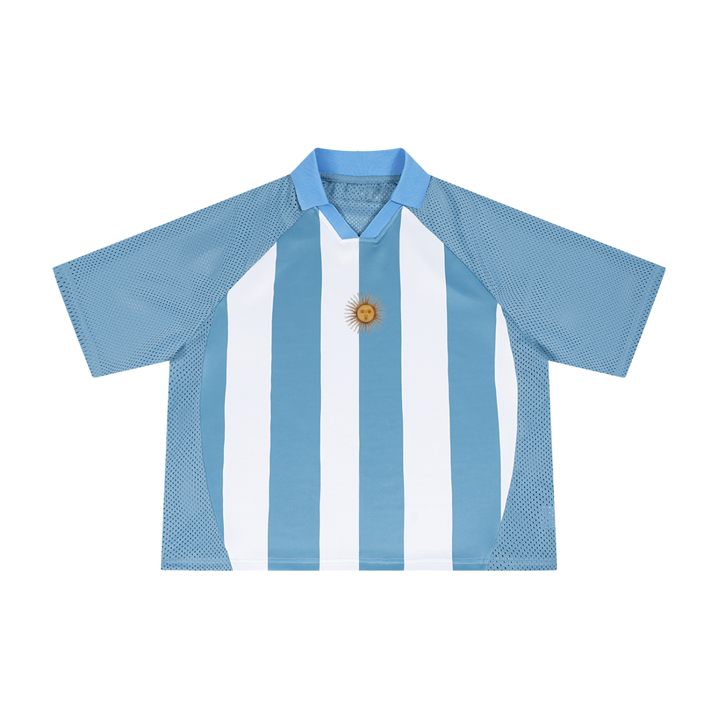 Messi Argentina Mesh Boxy Soccer Jersey