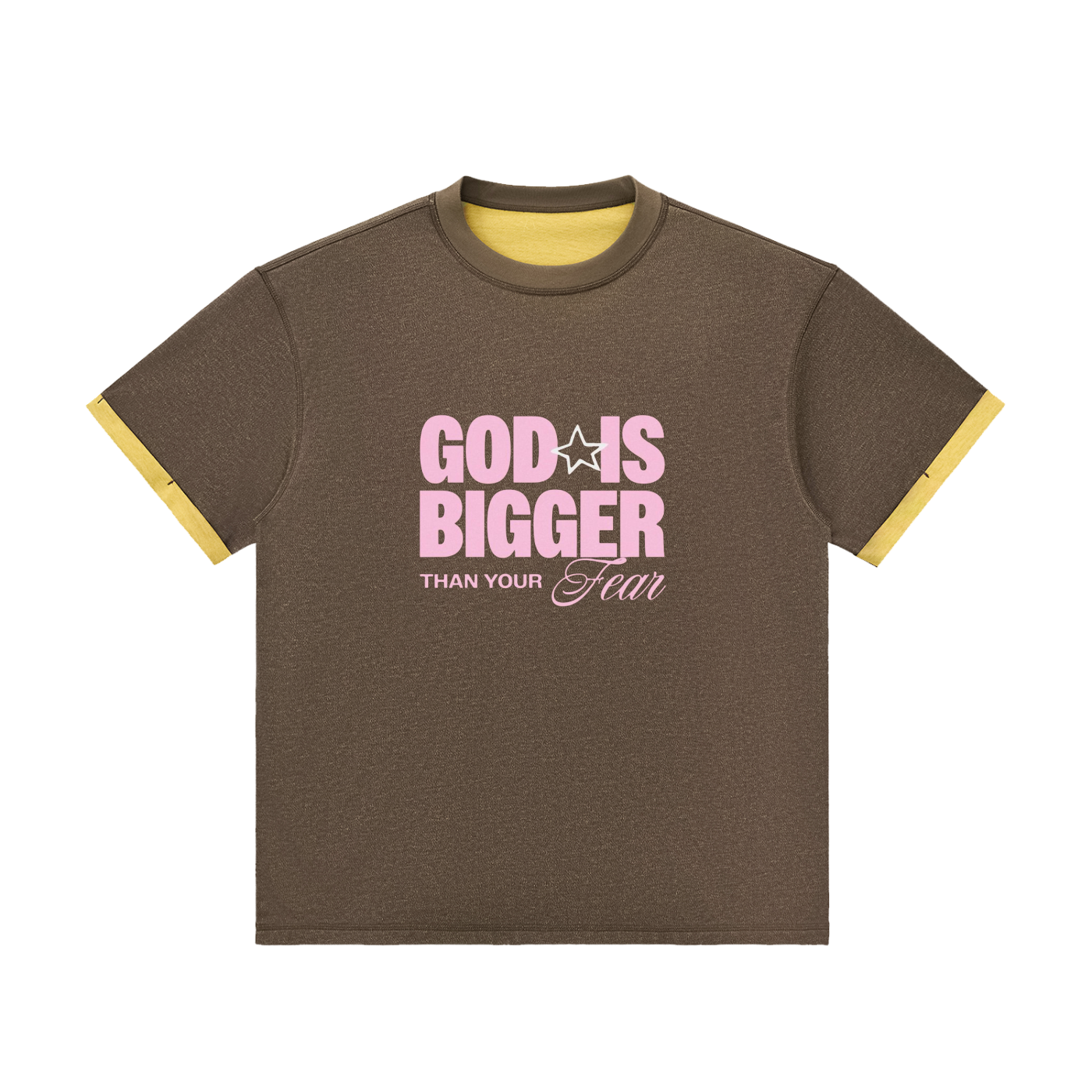 God is Better than all your fears Cuffed T-Shirt
