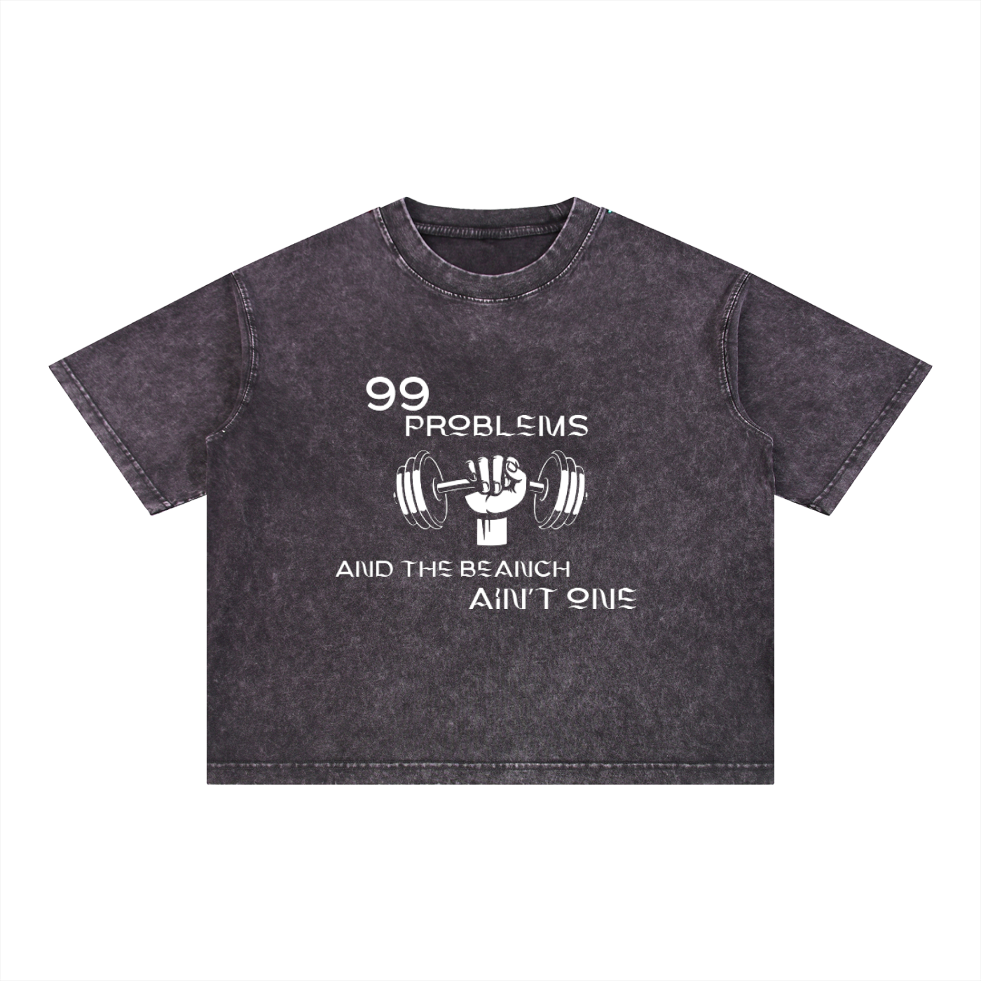 Mineral Wash Boxy Cotton T-Shirt