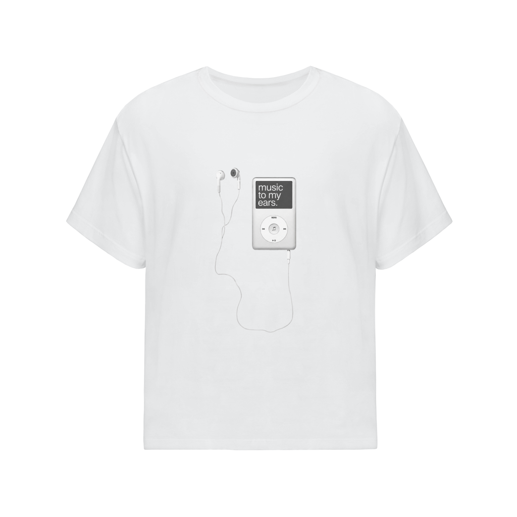 MUSIC TO MY EARS STREETWEAR OVERSIZED COTTON T-SHIRT