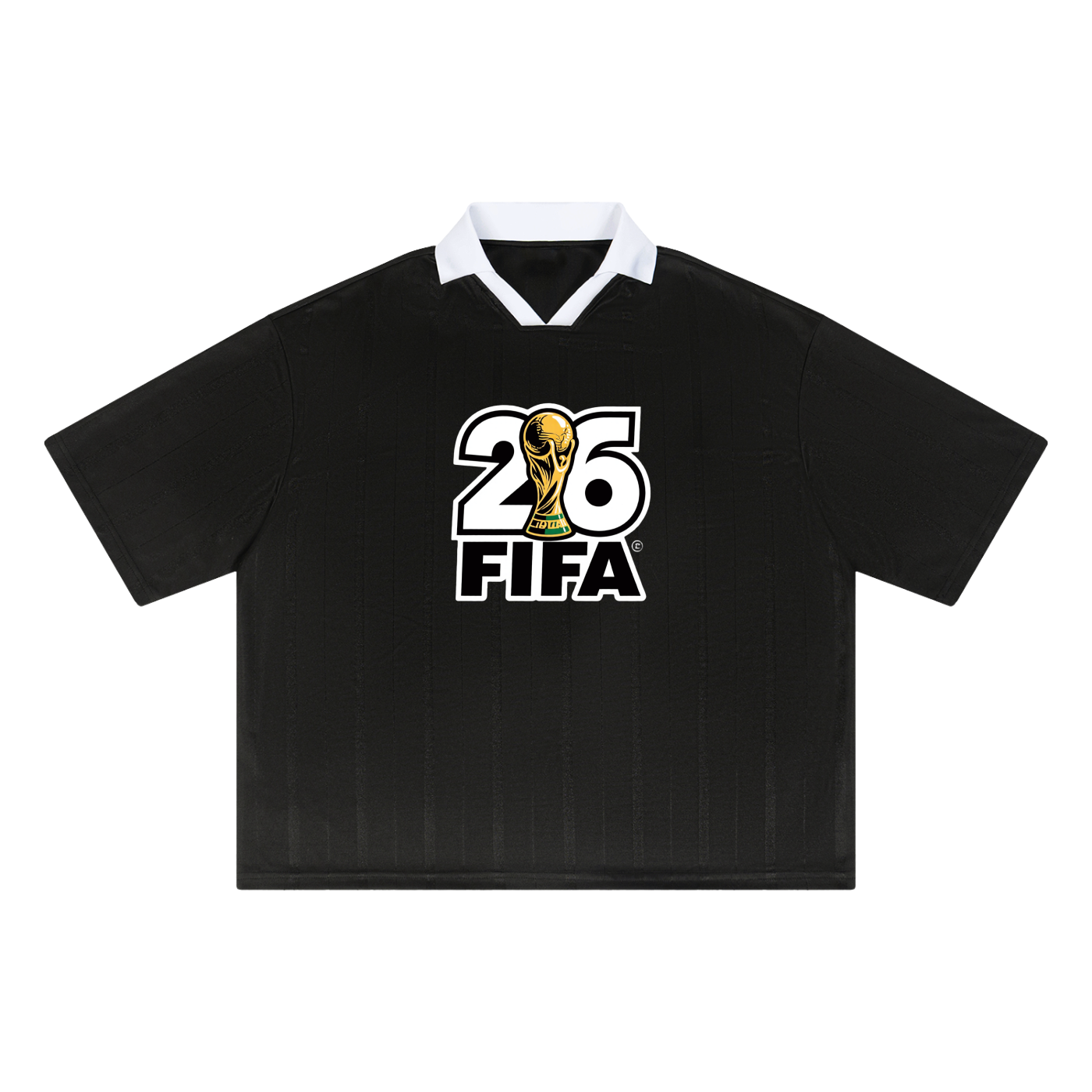 FIFA 26 WC Unisex Striped Boxy Soccer Jersey
