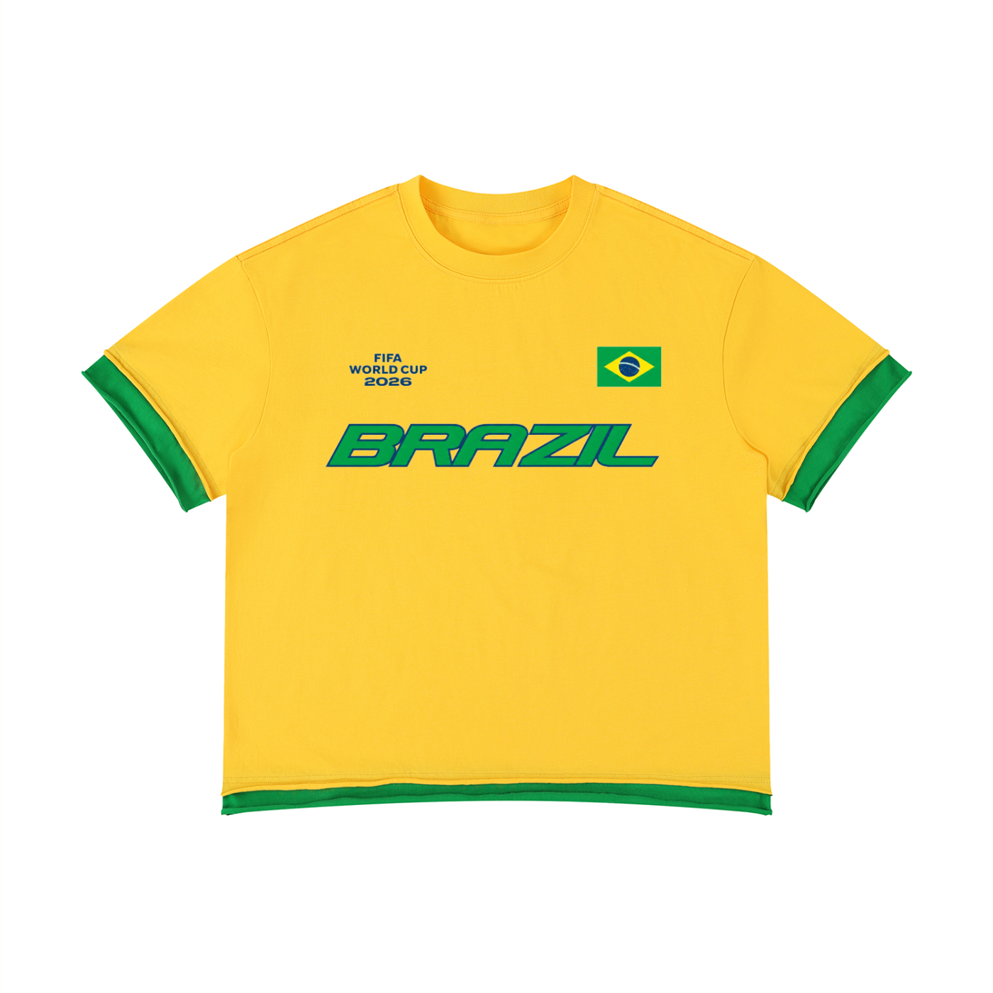 BRAZIL FIFA WC BOXY T-SHIRT
