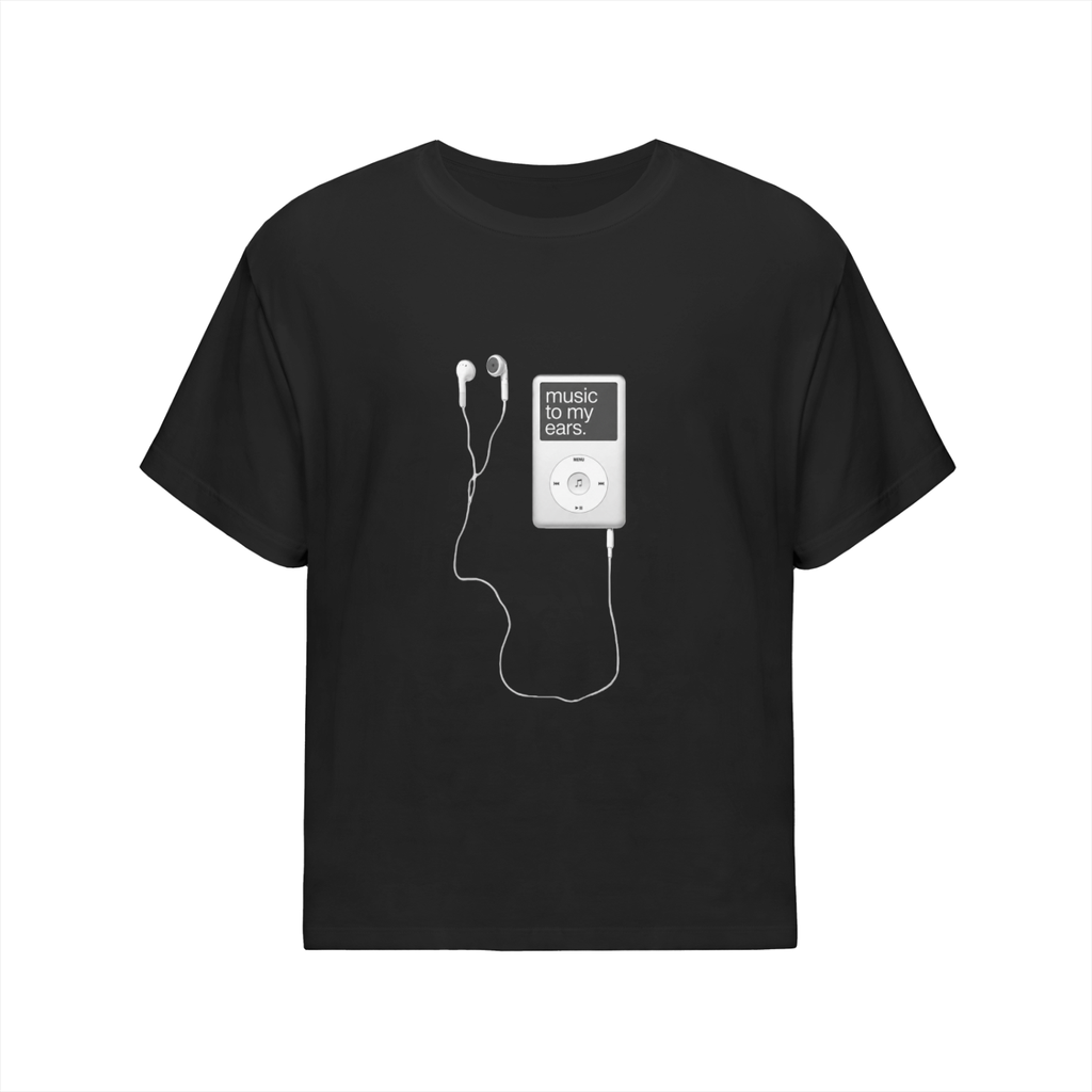 MUSIC TO MY EARS STREETWEAR OVERSIZED COTTON T-SHIRT