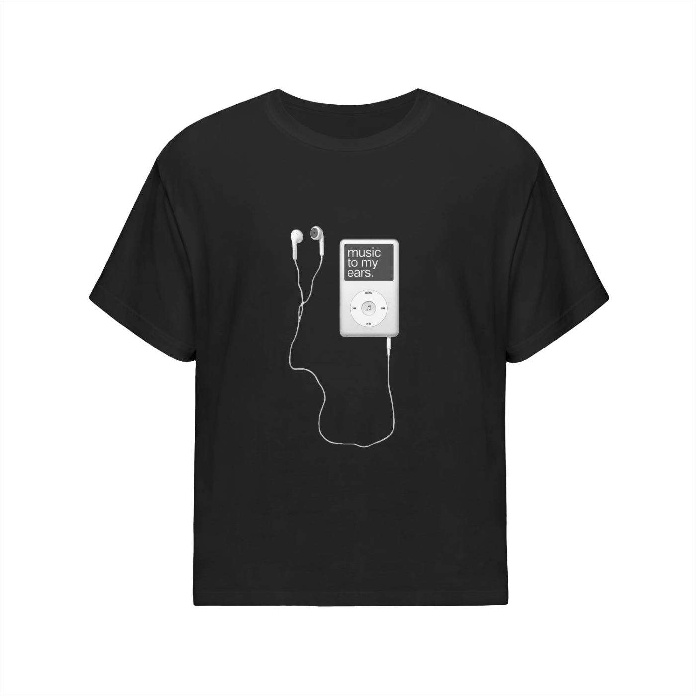 MUSIC TO MY EARS STREETWEAR OVERSIZED COTTON T-SHIRT