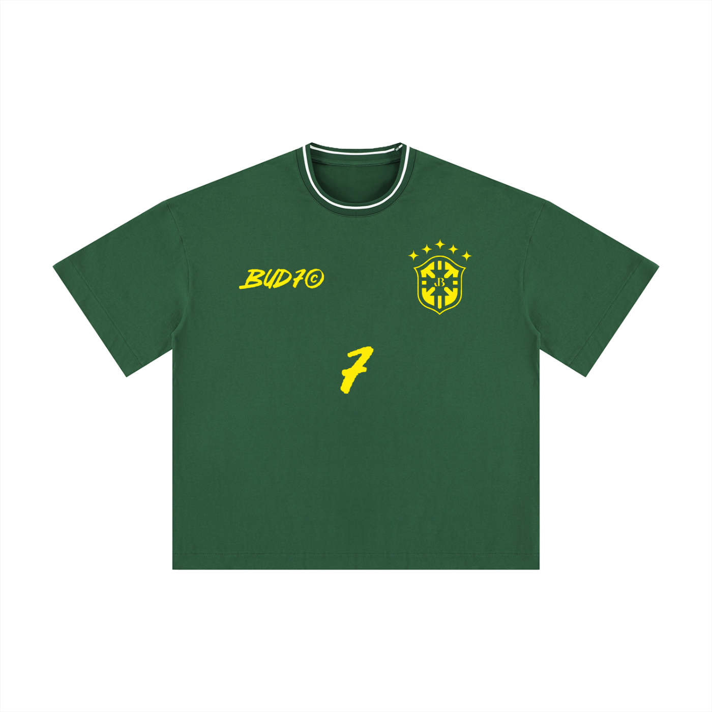 BRAZIL WC Unisex Boxy Ribbed T-Shirt