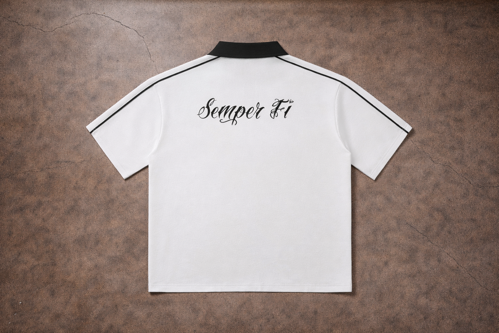 'SEMPER FI' Short-Sleeve Polo Shirt