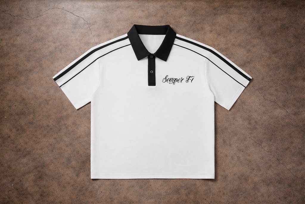 'SEMPER FI' Short-Sleeve Polo Shirt